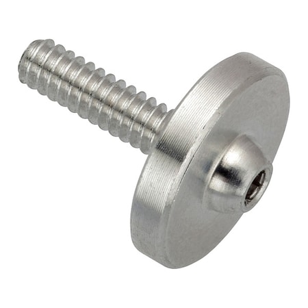 Zoro Select #6-32 x Machine Screw, Pan, Plain Aluminum ZF0108