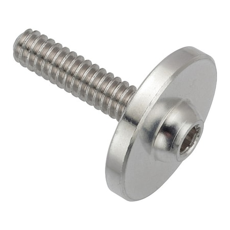 Zoro Select #10-24 x Machine Screw, Hex Plain Aluminum ZF0132