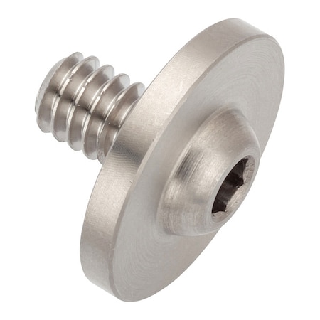 Zoro Select 1/4"-20 x Machine Screw, Hex Plain 18-8 Stainless Steel ZF0146SS