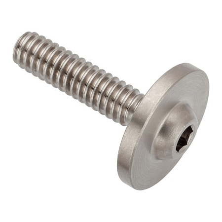 Zoro Select 1/4"-20 x Machine Screw, Hex Plain 18-8 Stainless Steel ZF0154SS