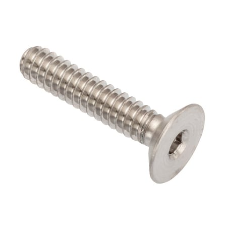 Zoro Select #8-32 Socket Head Cap Screw, Flat, Plain 18-8 Stainless Steel, 5/8 in Length ZHF60108C10