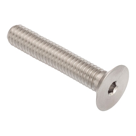 Zoro Select 3/8"-16 Socket Head Cap Screw, Flat, Plain 18-8 Stainless Steel, 3 in Length ZHF60138C48