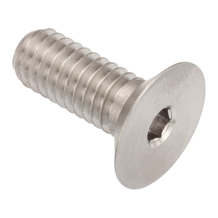 Zoro Select 3/8"-16 Socket Head Cap Screw, Flat, Plain 18-8 Stainless Steel, 3/4 in Length ZHF60138C12