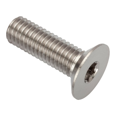 Zoro Select M5-0.80 Socket Head Cap Screw, Flat, Plain 316 Stainless Steel, 16 mm Length ZHF602M5X16