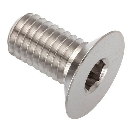 Zoro Select M8-1.00 Socket Head Cap Screw, Flat, Plain 316 Stainless Steel, 16 mm Length ZHF602M8X16