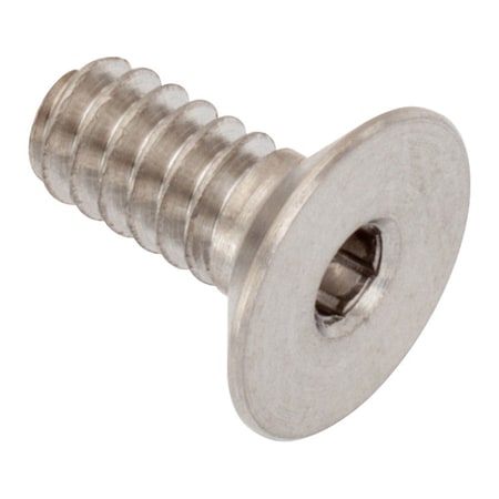 Zoro Select #6-32 Socket Head Cap Screw, Flat, Plain 316 Stainless Steel, 5/16 in Length ZHF60206C05