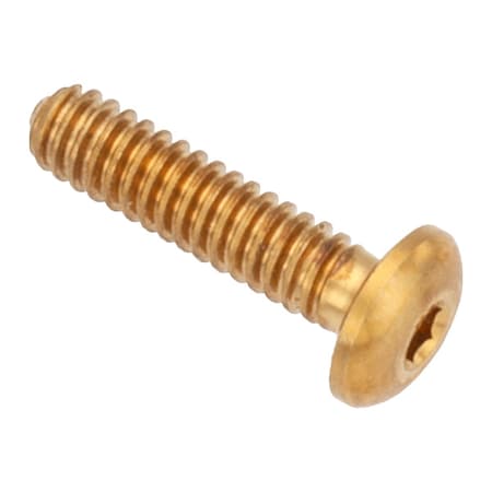 Zoro Select #2-56 Socket Head Cap Screw, Button, Plain Brass, 5/16 in Length ZSB55002C05