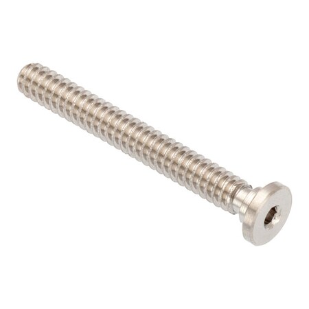 Zoro Select #6-32 Socket Head Cap Screw, Socket, Plain 316 Stainless Steel, 1 in Length ZUL60206C16