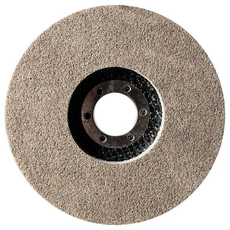 Arc Abrasives Non-Woven Depressed Center Discs, Type 27, 4 1/2 in Dia, 7/8 in Arbor Hole Size, Aluminum Oxide ZU4550F2162