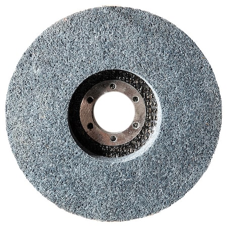 Arc Abrasives Non-Woven Depressed Center Discs, Type 27, 4 1/2 in Dia, 7/8 in Arbor Hole Size, Silicon Carbide ZU4550F2223