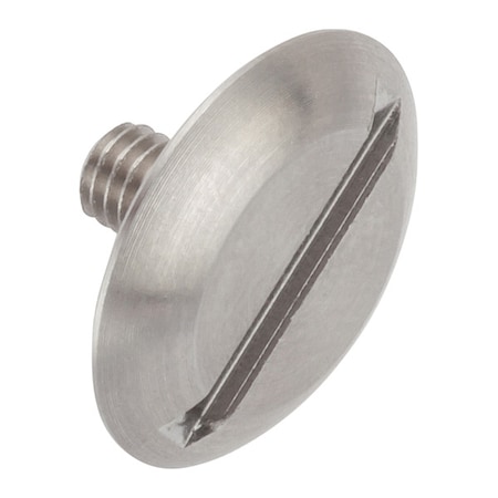 Zoro Select M3-0.50 x 5 mm Slotted Truss Machine Screw, Plain 18-8 Stainless Steel ZWM3X5