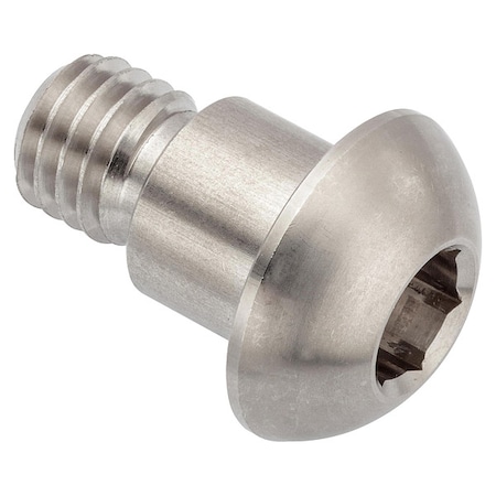 Zoro Select Binding Screw, 1/2"-13, Stainless Steel, Plain Z1778