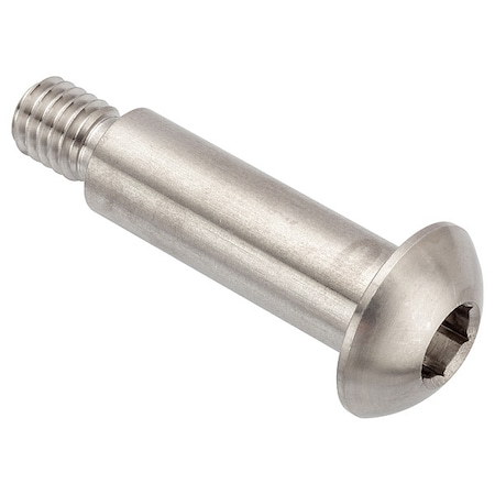 Zoro Select Binding Screw, 3/8"-16, Stainless Steel, Plain Z1776