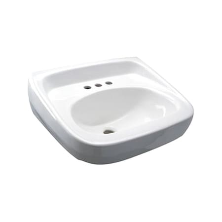 Zurn Bathroom Sink 20 in x 18 in, 1, 1, Wall Mount, Vitreous china Z5341