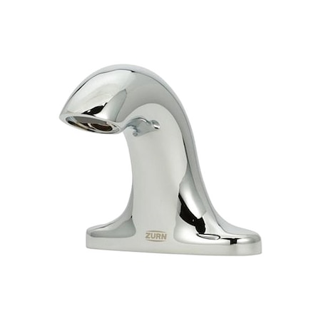 Zurn Sensor 4" Mount, 3 Hole Mid Arc Bathroom Faucet, Chrome plated Z6955-XL-S-CWB-F