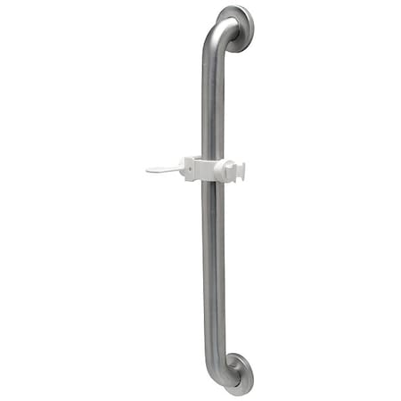Zurn Wall Mount Grab Bar, 24" L, Stainless Steel, Brushed Z7000-GB24H