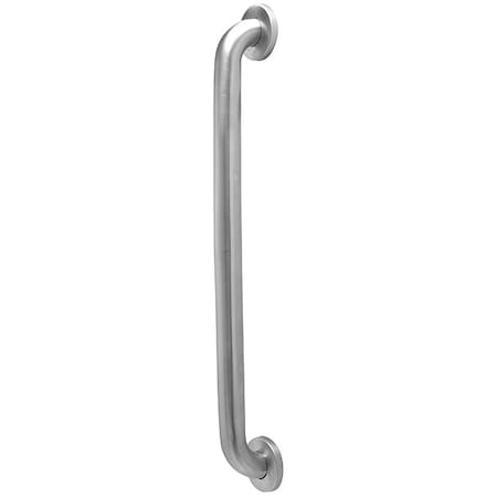 Zurn Wall Mount Grab Bar, 24" L, Stainless Steel, Brushed Z7000-GB24
