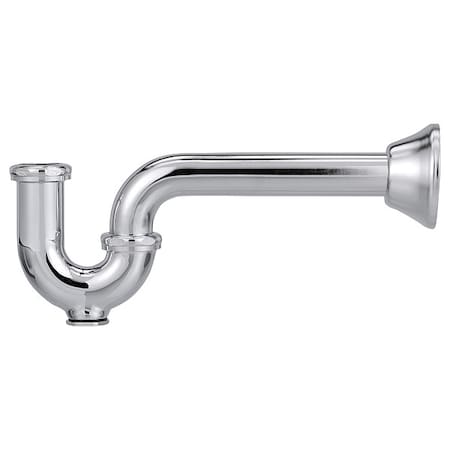 Zurn Kitchen P-Trap, 1-1/4" Pipe Dia., Cast Brass Z8700BD-PC