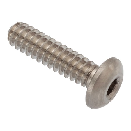 Zoro Select #6-32 x 1/2 in Hex Plain 18-8 Stainless Steel ZBM128LH