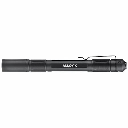 Princeton Tec Pen Light, LED, Lithium Ion, 500 lm, Black Alloy-x