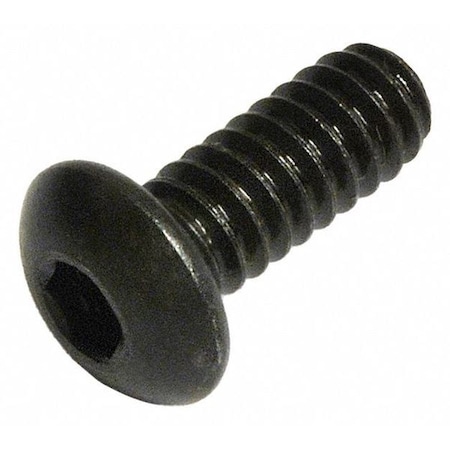 Kerr Lakeside 1/4"-20 Socket Head Cap Screw, Button, Black Oxide Alloy Steel, 3/4 in Length, 100 PK 25C75KBC