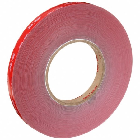 3M Foam Tape, Gray, 36 yd L, 1/2 in W, PK18 RP+040GF