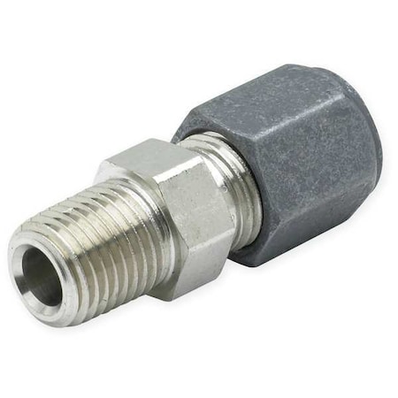 Parker 3/8" x 1/2" MNPT x Compression SS Male Connector 8 FBU-SS