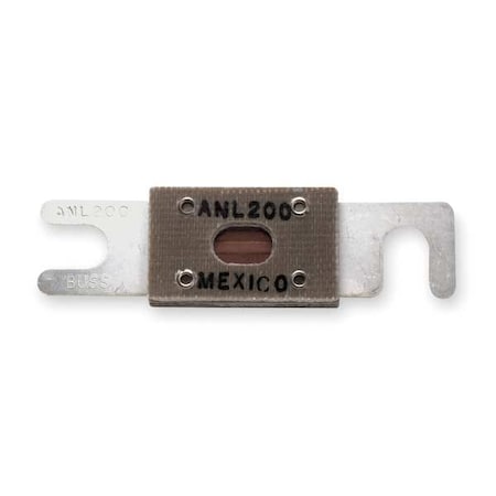 Eaton Bussmann Circuit Limiter Fuse, ANL Series, 200A, Fast-Acting, 32V AC, Bolt-On ANL-200