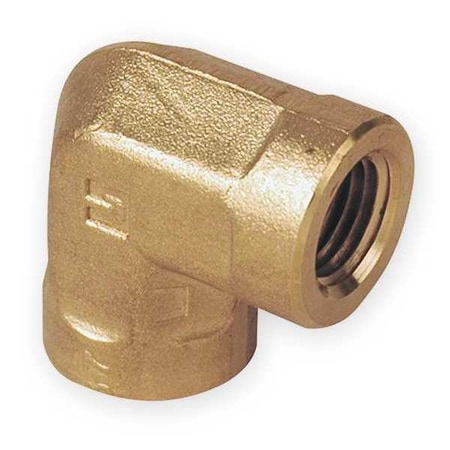 Parker 90 Degrees Elbow Brass Pipe Fitting, 1/2 in Female NPT X 1/2 in Female NPT 8-8 FE-B