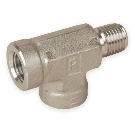 Parker 1/4" FNPT x MNPT x FNPT 316 SS Street Tee 4-4-4 ST-SS