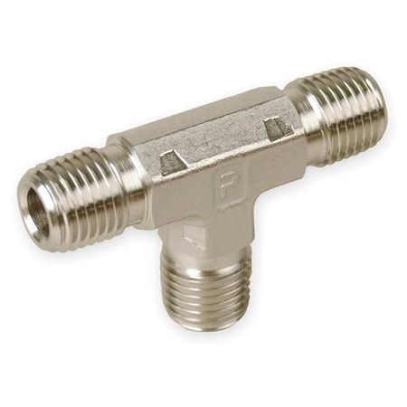 Parker 1/4" MNPT 316 SS Tee 4-4-4 MT-SS