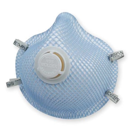 Moldex Disposable Respirator, N95, Molded, Dual, Non-Adjustable, Molded Nose Bridge, S 2301N95