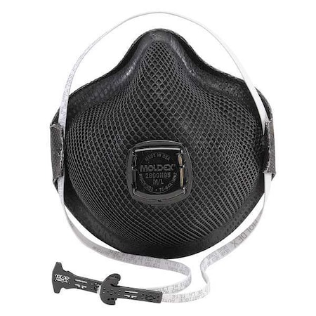 Moldex Disposable Respirator, N95, Nuisance Organic Vapor, Nuisance Ozone, Molded, Dual, Non-Adjustable, M M2800N95