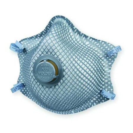 MOLDEX N99 Disposable Respirator w/ Valve, M/L, Gray, PK10 2310