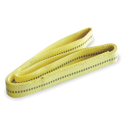 Dayton Web Sling Set, Type 5, 1 in W, Nylon, Yellow 1DMP8