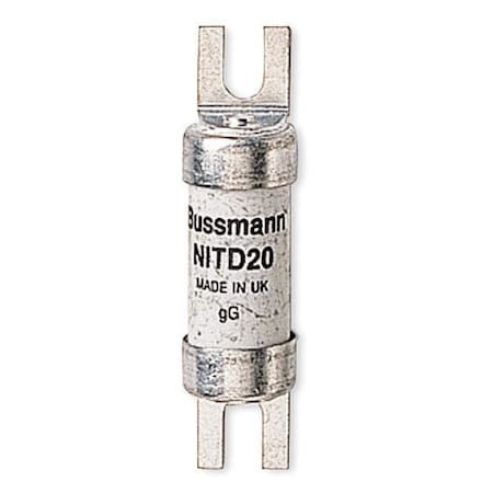 EATON BUSSMANN Ceramic Fuse, BAO Series, Time-Delay, 80A, 500V AC, 80kA at 550V AC BAO63M80