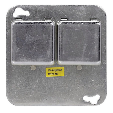Eaton Bussmann Plug Fuse Box, 15A Amp Range, 125V AC Volt Rating SOY-B