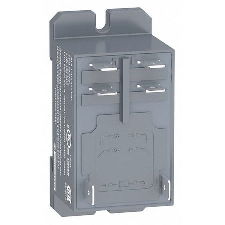 Schneider Electric DIN Rail & Top Flange, Enclosed Power Relay, Square, 30 A, 6 Pins, Tab RPF2AP7
