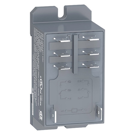 Schneider Electric DIN Rail & Top Flange, Enclosed Power Relay, Square, 30 A, 8 Pins, Tab RPF2BP7