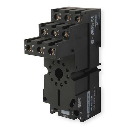 Schneider Electric Rlay Scket, Fingr Safe/Elevtr, Octl, 11 Pin RUZSC3M