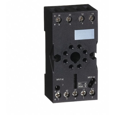 Schneider Electric Rlay Scket, Fingr Safe/Elevator, 8 Pin, 10A RUZC2M