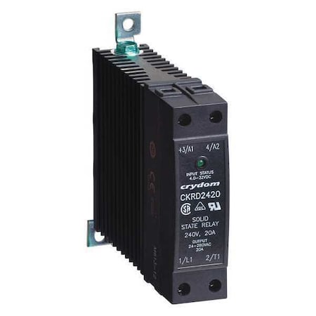 Crydom Solid State Relay, 1 Phase, Screw Clamp, DIN Rail, SCR CKRD4830-10