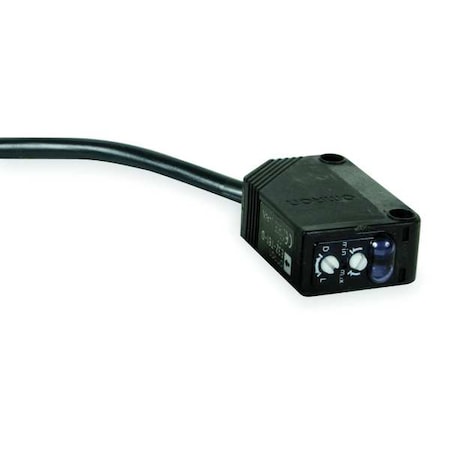 Omron Retroreflective Photoelectric Sensor, Bare Wire, Right Angle, Rectangular, Selectable Light On/Dark On, NPN E3Z-R61