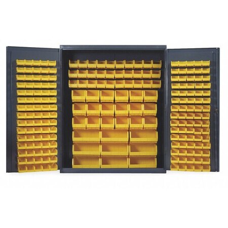 Edsal Bin Cabinet, 60" W, 84" H, 24" D BC5615G