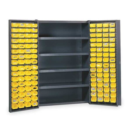 Zoro Select Bin Cabinet, 48" W, 72" H, 24" D BC4803G