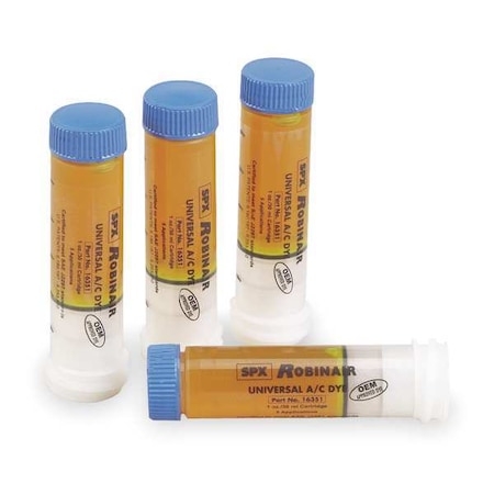 Robinair Universal Dye Cartridges, 1 Oz 16356