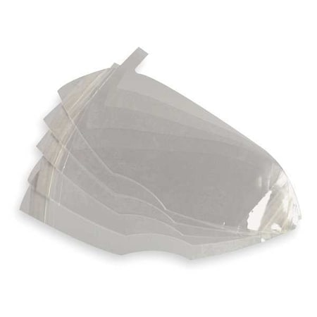 Honeywell North Honeywell Peel-Away Window For 7600 Series Full Face Respirator, PK15 80836A
