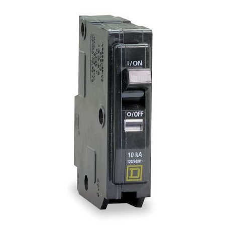 Square D Miniature Circuit Breaker, QO Series, 35A, 1 Pole, 120/240V AC, 10kA at 120/240V AC QO135