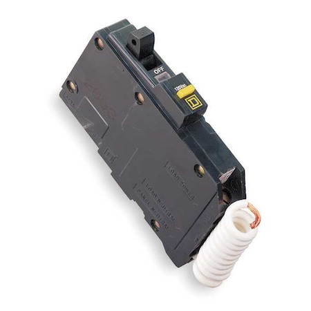 Square D Miniature Circuit Breaker, QO Series, 15A, 1 Pole, 120/240V AC, 10kA at 120V AC, B Curve QO115EPD