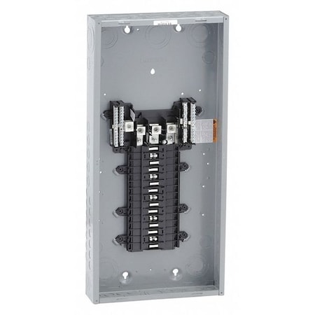 Square D Load Center, 30 Spaces, 200A Amps, 120/240V AC QO330L200G